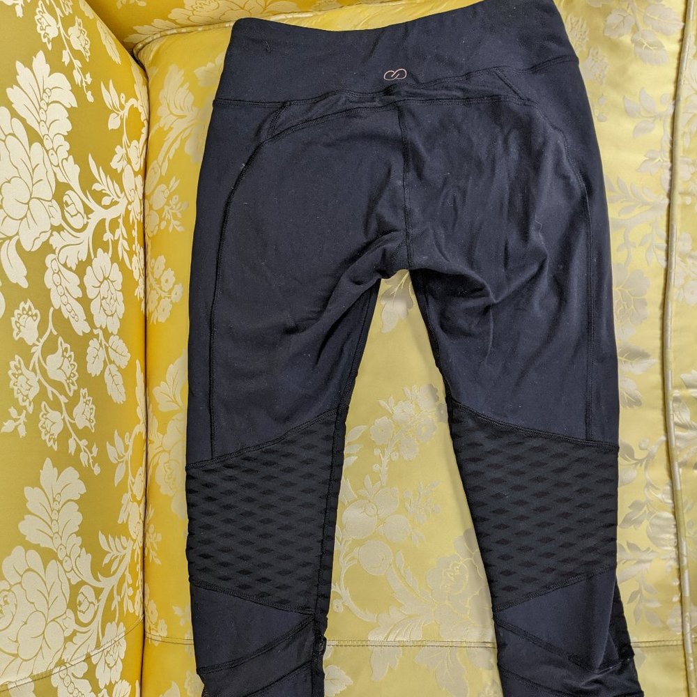 CALIA by Carrie Underwood Mesh See Through Trendy Full Length Leggings